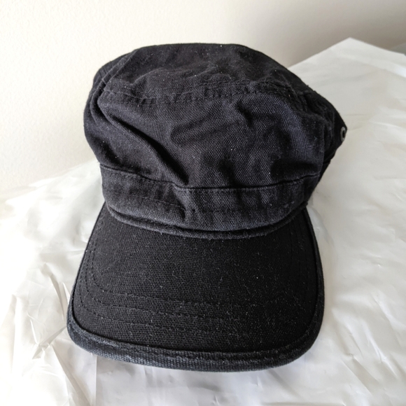 3/$15 H&M Black Paperboy light fabric cap - Picture 2 of 7